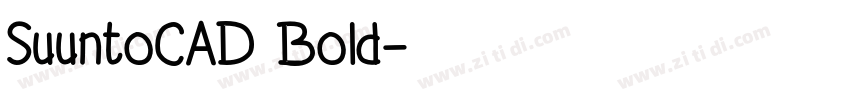 SuuntoCAD Bold字体转换